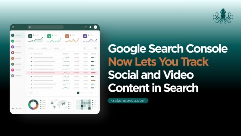 Google Search Console Now Lets You Track Social and Video Content in Search